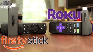 Amazon Fire TV Stick vs Roku Streaming Stick  Voice Remote TV Controls HD Streaming [upl. by Yentyrb]