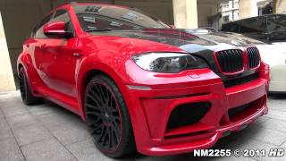 Hamann BMW X6M Tycoon EVO Loud Sound  Start and Accelerations [upl. by Enoid]