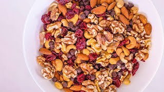 How To Make Healthy Trail Mix By Dr William Li [upl. by Ettenyar]