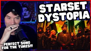 Metal Vocalist Reacts  STARSET  Dystopia [upl. by Eemla]