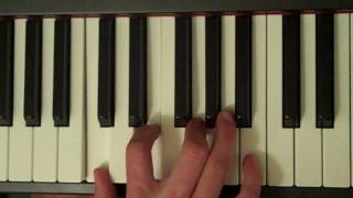 How To Play a C Major 7th Chord on Piano [upl. by Castora]