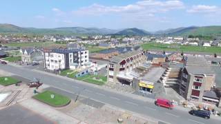 Tywyn Seafront Drone footage [upl. by Archambault]