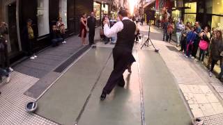 Incredible Tango  Florida amp Lavalle Street Dancers in Buenos Aires [upl. by Aehsat750]