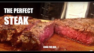 HOW TO COOK THE PERFECT STEAK IN THE OVEN [upl. by Acinad]