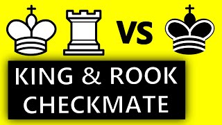 How to checkmate with a Rook and King  King and Rook Endgame checkmate [upl. by Norved]