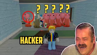 ROBLOX PIGGY VS HACKER MEME PART 9 [upl. by Idonna]