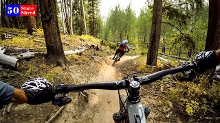 The PERFECT mountain bike trail 🇺🇸 50 STATE SHRED COLORADO [upl. by Eillac526]