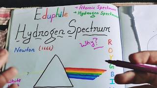 hydrogen spectrum hindi [upl. by Jeffrey]