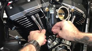 Harley Davidson Adjustable Pushrod Installation Quick Tip [upl. by Onil381]