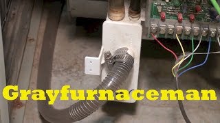 Furnace condensate drain cleaning [upl. by Nnyleitak]