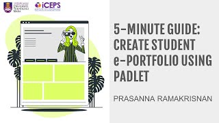 5Minute Guide Create Student ePortfolio Using Padlet [upl. by Iah623]