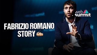 🚀 FABRIZIO ROMANO STORY TRANSFERS TALK AT websummit [upl. by Cattier]