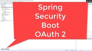 Spring Boot Security OAuth 2 [upl. by Ilenna]