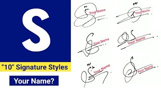 S Signature Style  Signature Style Of My Name  S letter Signature Style [upl. by Yelda253]