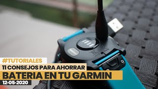 11 consejos para AHORRAR BATERIA en tu Garmin  BeFinisher [upl. by Namso]