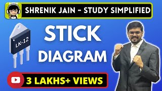 STICK DIAGRAM  simplified VLSI [upl. by Kirenoj943]