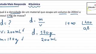 Como calcular a densidade [upl. by Cantlon]