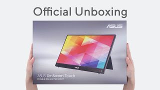 Official Unboxing  ZenScreen Touch MB16AHT [upl. by Yrtnej519]