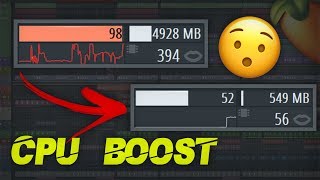 Boost your CPU Performance  FL Studio Tutorial [upl. by Alistair]