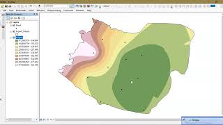 Interpolation Kriging using ArcGIS [upl. by Oiuqise]