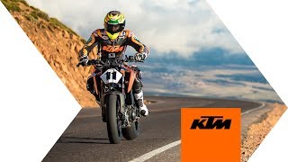 KTM 790 DUKE at PIKES PEAK 2018  KTM [upl. by Acquah]