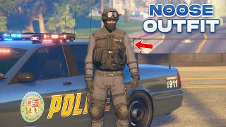 NEW Way To Get The Police Outfit In GTA 5 Online Rare SWAT Outfit Glitch [upl. by Jillane]