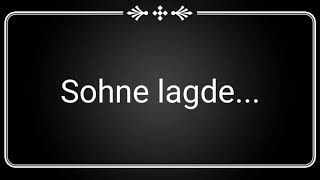 SOHNE LAGDElyrics Sidhu Moosewala PropheC punjabi song lyrics [upl. by Nnawtna]