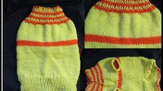 DIY Hundepullover StrickenCHIHUAHUAYORKIEDog sweater knitting Tutorial Handarbeit [upl. by Anelaf977]