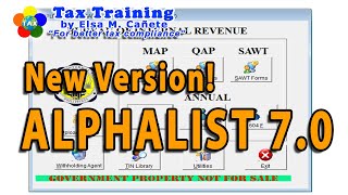 How to Download Data Entry Validate and Submit in the BIR Alphalist version 70 [upl. by Iznyl698]