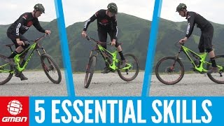 Five Essential Skills To Master On Your Mountain Bike [upl. by Lenes607]