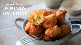 How to make pommes dauphine French potato puffs recipe [upl. by Llehcal]