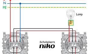 De dubbelpolige wisselschakelaar [upl. by Aileme178]