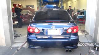 BLP  2005 Toyota Corolla XRS Turbo 2ZZGE Dyno Video 2 [upl. by Fasta639]