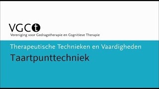 Therapeutische technieken en vaardigheden – Taartpunttechniek [upl. by Ransell196]