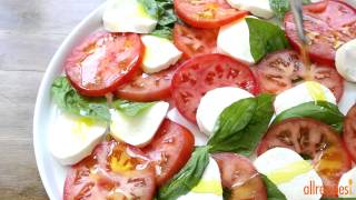 How to Make Insalata Caprese  Salad Recipes  Allrecipescom [upl. by Haimirej897]