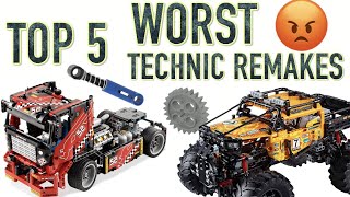 5 Worst LEGO Technic Remakes Ever [upl. by Shiller]