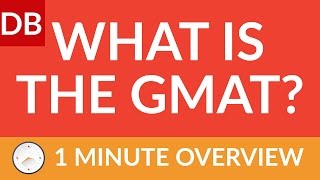 What is the GMAT  1 Minute Overview of the GMAT Exam [upl. by Lareena933]