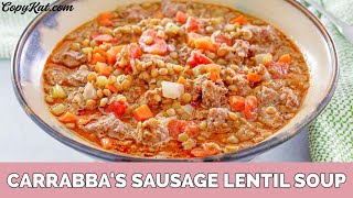 How to Make Carrabbas Sausage Lentil Soup [upl. by Showker]