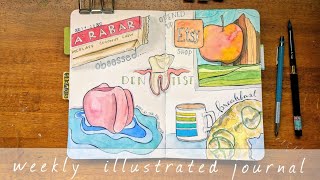 Weekly Illustrated Journal  Art Journal [upl. by Eillat]