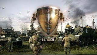 Company of Heroes 2 The Western Front Armies  US Forces Trailer [upl. by Ledif]