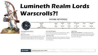 Lumineth Realm Lord WARSCROLLS  Translating Warcry Rules to AoS [upl. by Enitselec145]