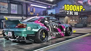 Need for Speed Heat Gameplay  1000HP NISSAN SILVIA SPECR AERO Customization  Max Build 400 [upl. by Aluap]