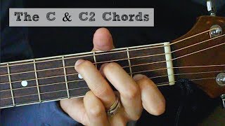 The C amp C2 Chords  Guitar Tutorial [upl. by Alburga]