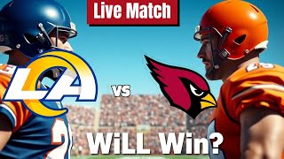 Arizona Cardinals vs Los Angeles Rams Live Match  National Football League NFL Football 2024 [upl. by Partridge166]