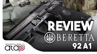 Review Beretta 92 A1 Pistolet à bille dacier [upl. by Ennagroeg]