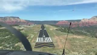 Landing in Cessna Skylane at Sedona Airport KSEZ Arizona [upl. by Ynnel]