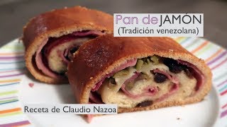 Pan de jamón venezolano  Receta navideña de Claudio Nazoa [upl. by Ashwell]