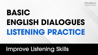 Basic English Dialogues Listening Practice [upl. by Caras]