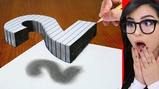 How To Draw 3D ART illusion On Paper [upl. by Anitnoc]