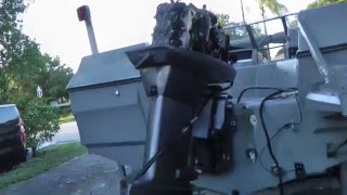 How To Remove A Outboard Motor From A Boat [upl. by Norty19]